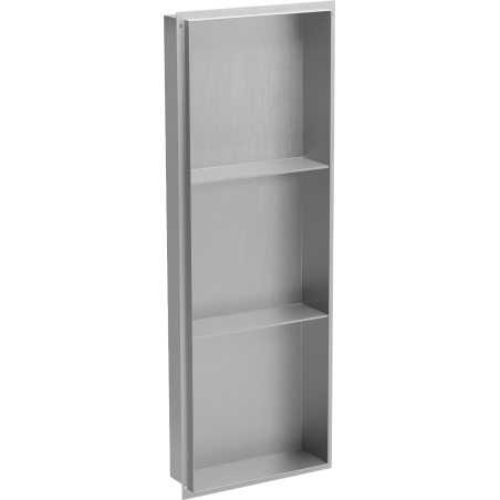 Mexen X-Wall-NR Einbau-Nischenregal ohne Rand mit Regal 90 x 30 cm, Inox - 1911903010S