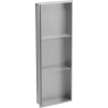 Mexen X-Wall-NR Einbau-Nischenregal ohne Rand mit Regal 90 x 30 cm, Inox - 1911903010S
