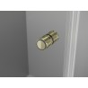 Mexen Mist-F Duo Faltduschkabine 70 x 70 cm, transparent, gold - 8A6-070L-070P-50-00