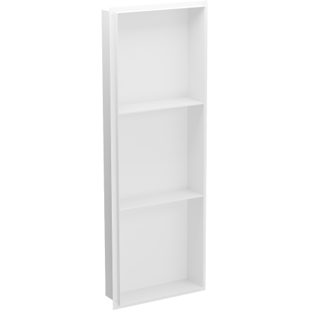 Mexen X-Wall-NR Nischenregal ohne Abdeckung mit Regal 90 x 30 cm, weiß - 1921903010S