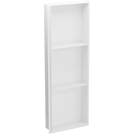 Mexen X-Wall-NR Nischenregal ohne Flansch mit Regal 90 x 30 cm, weiß - 1921903010S