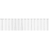 Mexen Mist-F Duo faltbare Duschkabine links 75 x 70 cm, transparent, gold - 8A6-075L-070P-50-00