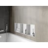 Mexen X-Wall-NR Nischenregal ohne Abdeckung mit Regal 90 x 30 cm, weiß - 1921903010S
