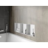 Mexen X-Wall-NR Nischenregal ohne Flansch mit Regal 90 x 30 cm, weiß - 1921903010S