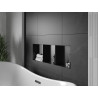 Mexen X-Wall-NR Einbau-Regal ohne Blende mit Regalboden 90 x 30 cm, schwarz - 1971903010S