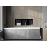 Mexen X-Wall-NR Einbau-Regal ohne Blende mit Regalboden 90 x 30 cm, schwarz - 1971903010S