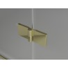 Mexen Mist-F Duo klappbare Duschkabine links 95 x 80 cm, transparent, gold - 8A6-095L-080P-50-00