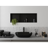 Mexen X-Wall-NR Einbau-Regal ohne Blende mit Regalboden 90 x 30 cm, schwarz - 1971903010S