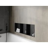 Mexen X-Wall-NR Einbau-Regal ohne Blende mit Regalboden 90 x 30 cm, schwarz - 1971903010S