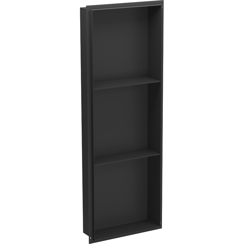 Mexen X-Wall-NR Einbau-Regal ohne Blende mit Regalboden 90 x 30 cm, schwarz - 1971903010S