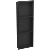 Mexen X-Wall-NR Einbau-Regal ohne Blende mit Regalboden 90 x 30 cm, schwarz - 1971903010S