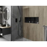 Mexen X-Wall-NR Einbau-Regal ohne Blende mit Regalboden 90 x 30 cm, schwarz - 1971903010S