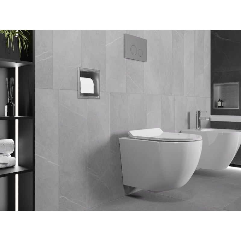 Mexen X-Wall-P Toilettenpapierhalter, Edelstahl - 1913
