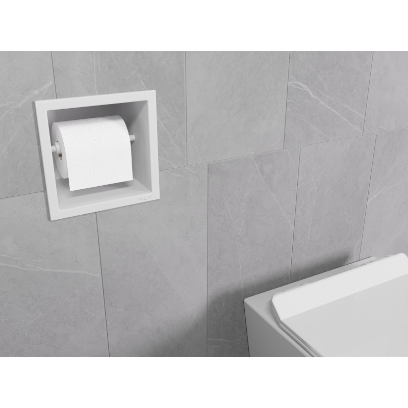 Mexen X-Wall-P Toilettenpapierhalter, weiß - 1923