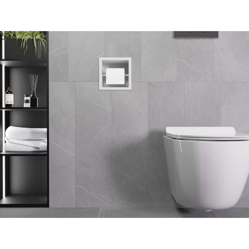 Mexen X-Wall-P Toilettenpapierhalter, weiß - 1923