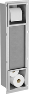 Mexen X-Wall-BP Toilettenpapierhalter mit Aufbewahrung, inox - 1914