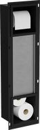 Mexen X-Wall-BP Toilettenpapierhalter mit Magazin, schwarz - 1974