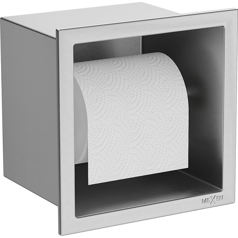 Mexen X-Wall-P Toilettenpapierhalter, Edelstahl - 1913