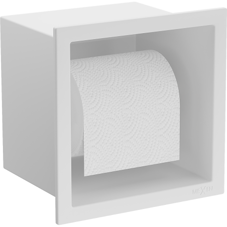 Mexen X-Wall-P Toilettenpapierhalter, weiß - 1923