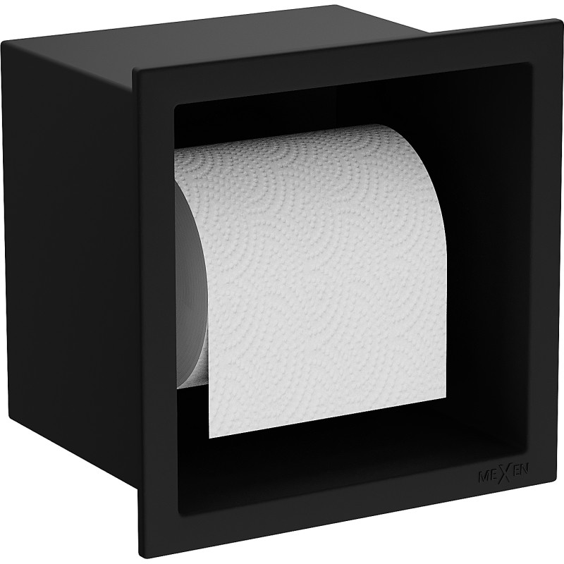 Mexen X-Wall-P WC-Papierhalter, schwarz - 1973