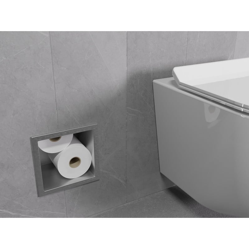 Mexen X-Wall-B Toilettenpapiermagazin, Inox - 1915