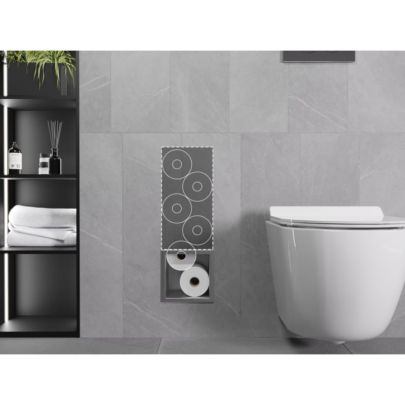 Mexen X-Wall-B Toilettenpapiermagazin, Inox - 1915