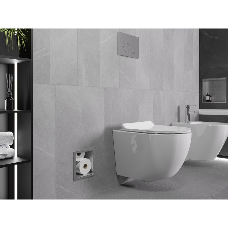 Mexen X-Wall-B Toilettenpapierhalter, Inox - 1915