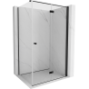 Mexen Mist-F Duschkabine klappbar rechts 70 x 120 cm, transparent, schwarz - 8A6T-070-120-70-00-P