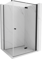 Mexen Mist-F Duschkabine klappbar rechts 75 x 120 cm, transparent, schwarz - 8A6T-075-120-70-00-P