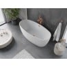 Mexen Olea freistehende Badewanne Design 170 x 80 cm, weiß, Überlauf Roségold - 52821708000-60