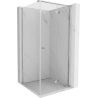 Mexen Mist-F Faltdusche rechts 110 x 110 cm, transparent, Chrom - 8A6T-110-110-01-00-P