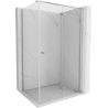 Mexen Mist-F Duschkabine klappbar rechts 75 x 120 cm, transparent, chrom - 8A6T-075-120-01-00-P