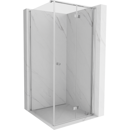Mexen Mist-F Faltduschkabine rechts 120 x 120 cm, transparent, Chrom - 8A6T-120-120-01-00-P