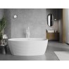 Mexen Lira freistehende Badewanne Muster 170 x 80 cm, weiß, weißer Überlauf - 52831708000-20