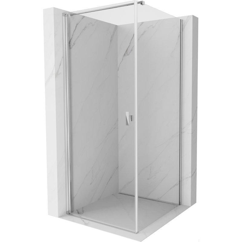 Mexen Mist-B Duschtür, anhebbar, 70 x 70 cm, transparent, Chrom - 8A2T-070-070-01-00