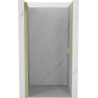 Mexen Mist-B Duschpendeltür 80 cm, transparent, gebürstetes Gold - 8A2-080-000-55-00