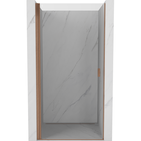 Mexen Mist-B Duschdrehtür 70 cm, transparent, gebürstetes Kupfer - 8A2-070-000-65-00