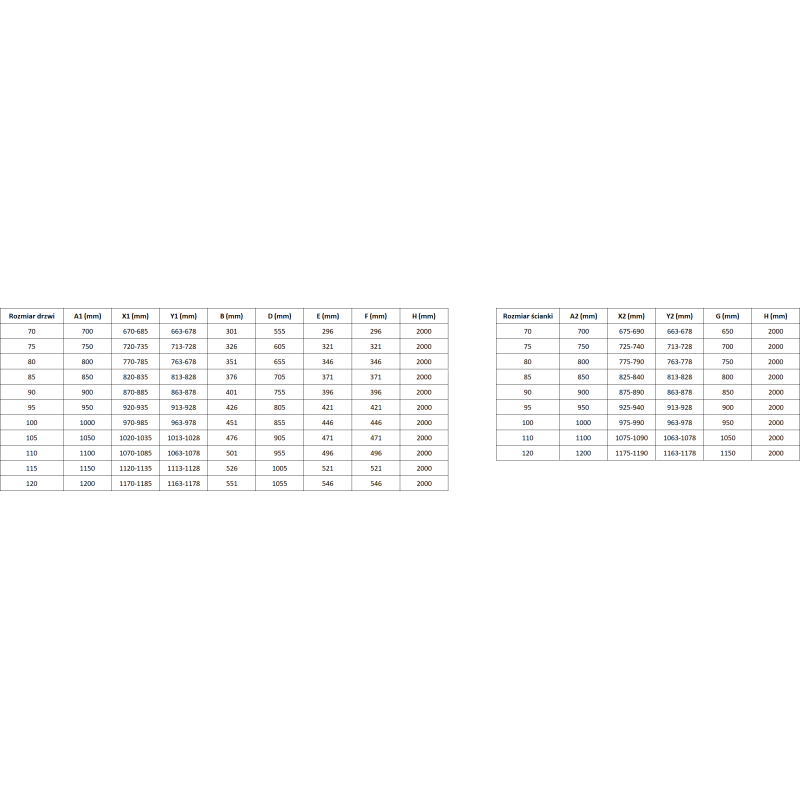 Mexen Mist-F faltbare Duschkabine links 75 x 70 cm, transparent, schwarz - 8A6T-075-070-70-00-L