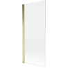 Mexen Mist Duschabtrennung 1-flügelig 80 x 150 cm, transparent, gold - 8A9-080-001-50-00