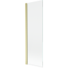 Mexen Mist Duschwand 1-flügelig 60 x 150 cm, transparent, gebürstet Gold - 8A9-060-001-55-00