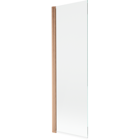 Mexen Mist Duschabtrennung 1-flügelig 60 x 150 cm, transparent, gebürstetes Kupfer - 8A9-060-001-65-00
