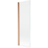 Mexen Mist Duschtrennwand 1-flügelig 70 x 150 cm, transparent, gebürstetes Kupfer - 8A9-070-001-65-00