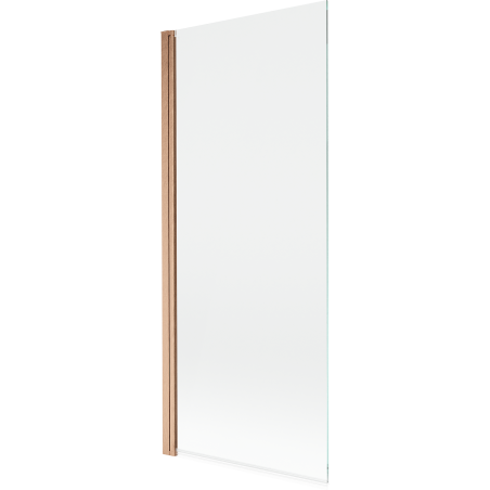 Mexen Mist Badewannenfaltwand einteilig 80 x 150 cm, transparent, gebürstetes Kupfer - 8A9-080-001-65-00