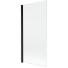 Mexen Mist Duschwand 1-teilig 90 x 150 cm, transparent, schwarz - 8A9-090-001-70-00