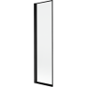 Mexen Mist Duschwand 1-flügelig links 50 x 150 cm, schwarzer Rahmen, schwarz - 8A9-050-001-70-70-L