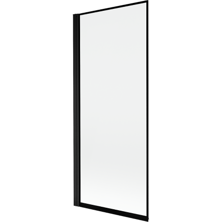 Mexen Mist Duschwand 1-flügelig links 80 x 150 cm, schwarzer Rahmen, schwarz - 8A9-080-001-70-70-L