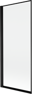 Mexen Mist Duschwand 1-flügelig links 80 x 150 cm, schwarzer Rahmen, schwarz - 8A9-080-001-70-70-L