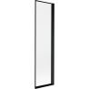 Mexen Mist Duschabtrennung 1-flügelig rechts 50 x 150 cm, schwarzer Rahmen, schwarz - 8A9-050-001-70-70-P