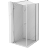 Mexen Mist-B Duschkabine mit Schwingtür 75 x 75 cm, transparent, Chrom - 8A2T-075-075-01-00