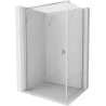 Mexen Mist-B Duschkabine schwenkbar 100 x 75 cm, transparent, Chrom - 8A2T-100-075-01-00